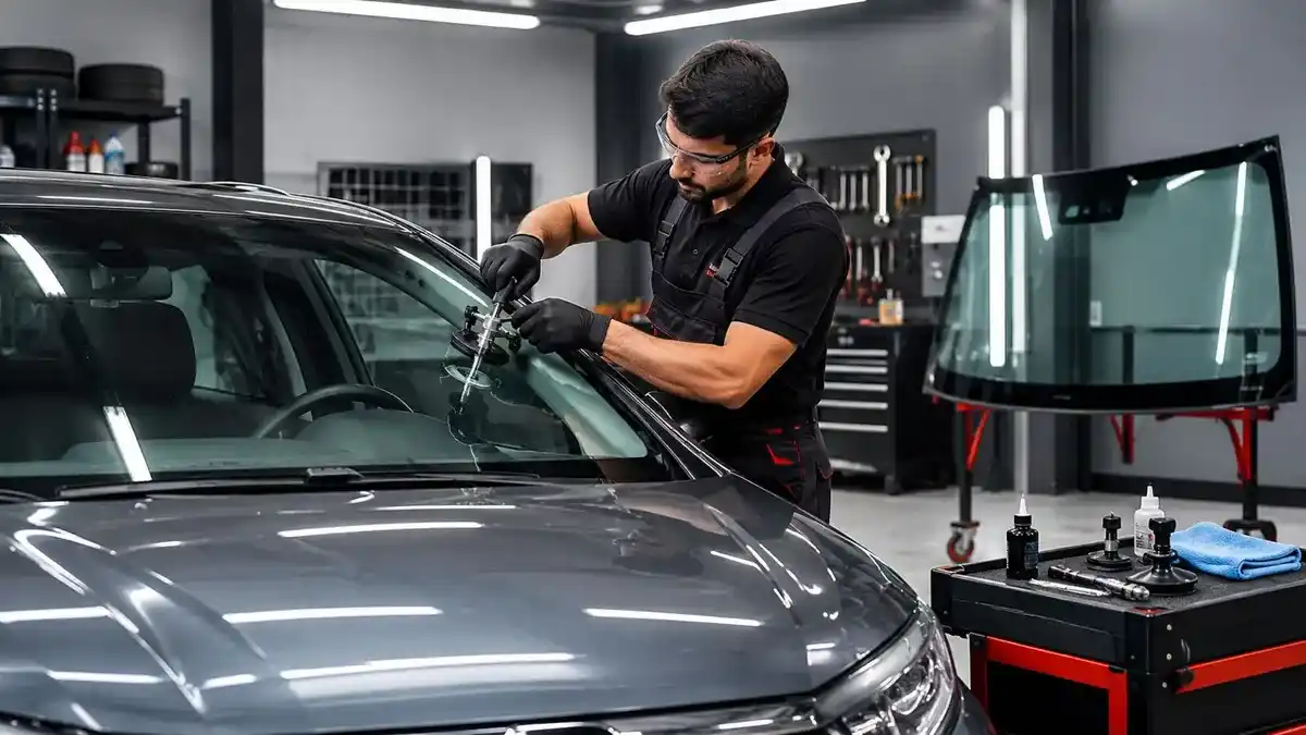 Car windscreen repair and replacement service in Dubai